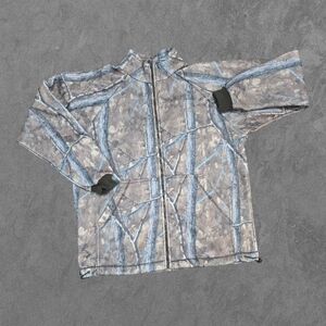 Vintage Huntworth Fleece Realtree Camo  Full Zip Jacket Hunting Gorpcore Large